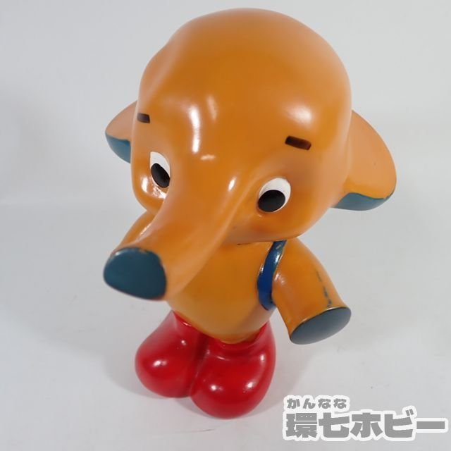 2QD35◇当時物 佐藤製薬 サトちゃん ミドルサイズ ランドセル ソフビ
