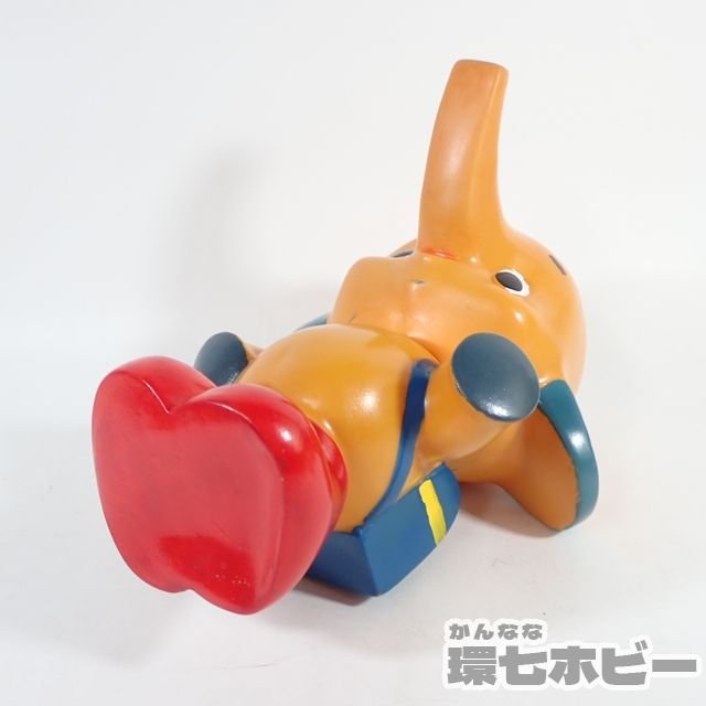 2QD35◇当時物 佐藤製薬 サトちゃん ミドルサイズ ランドセル ソフビ