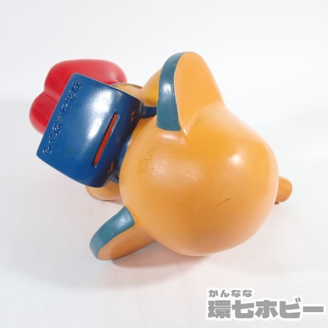 2QD35◇当時物 佐藤製薬 サトちゃん ミドルサイズ ランドセル ソフビ