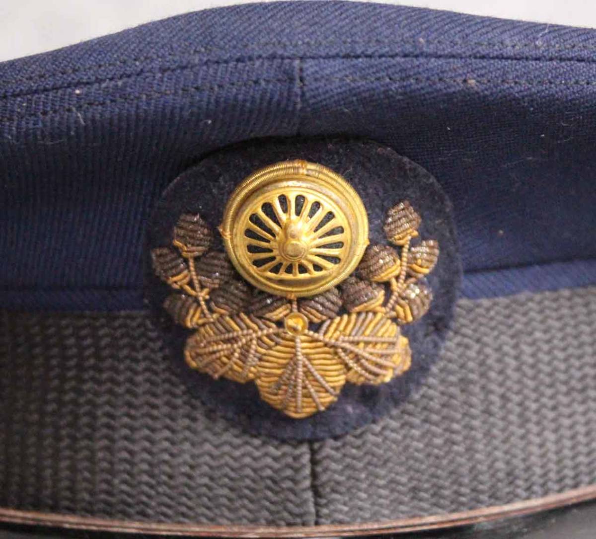 当時物 国鉄 助役制帽◆鉄道 帽子 2号形◆日本国有鉄道 記名あり 帽子 鉄道 国鉄 制帽 2号形 昭和48年 1973年 日本毛織KK 柏原