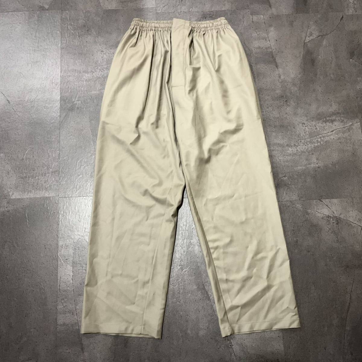 B☆未使用/ 極上!!Loro Piana社製生地『GABRIELA COLL GARMENTS』新品タグ付属 SUPER150s イージーパンツ 定価82500円 22SS ボトムス size1