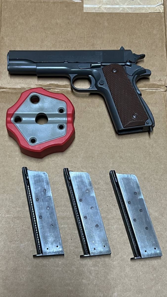 ブルーイング WA コルト M1911A1 ガバメント 木製グリップ ガスガン WA