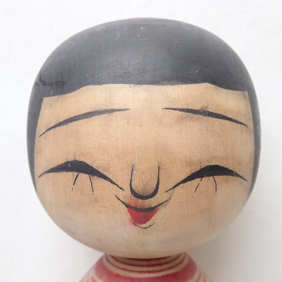 ☆盛秀太郎 創作 本形師居士作 津軽こけし/高さ約48cm/大型/置物/木工