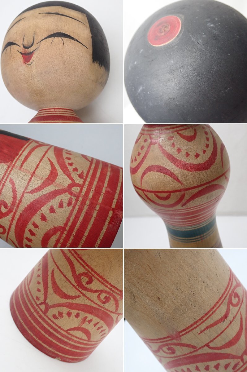 ☆盛秀太郎 創作 本形師居士作 津軽こけし/高さ約48cm/大型/置物/木工