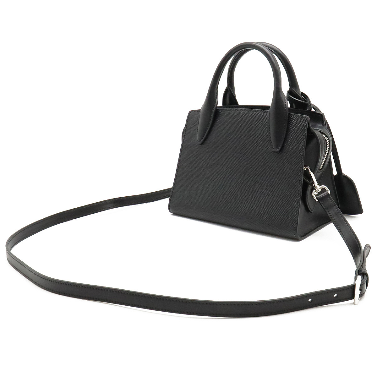 PRADA プラダ ガレリア サフィアーノレザー ミニバッグ 1BA907