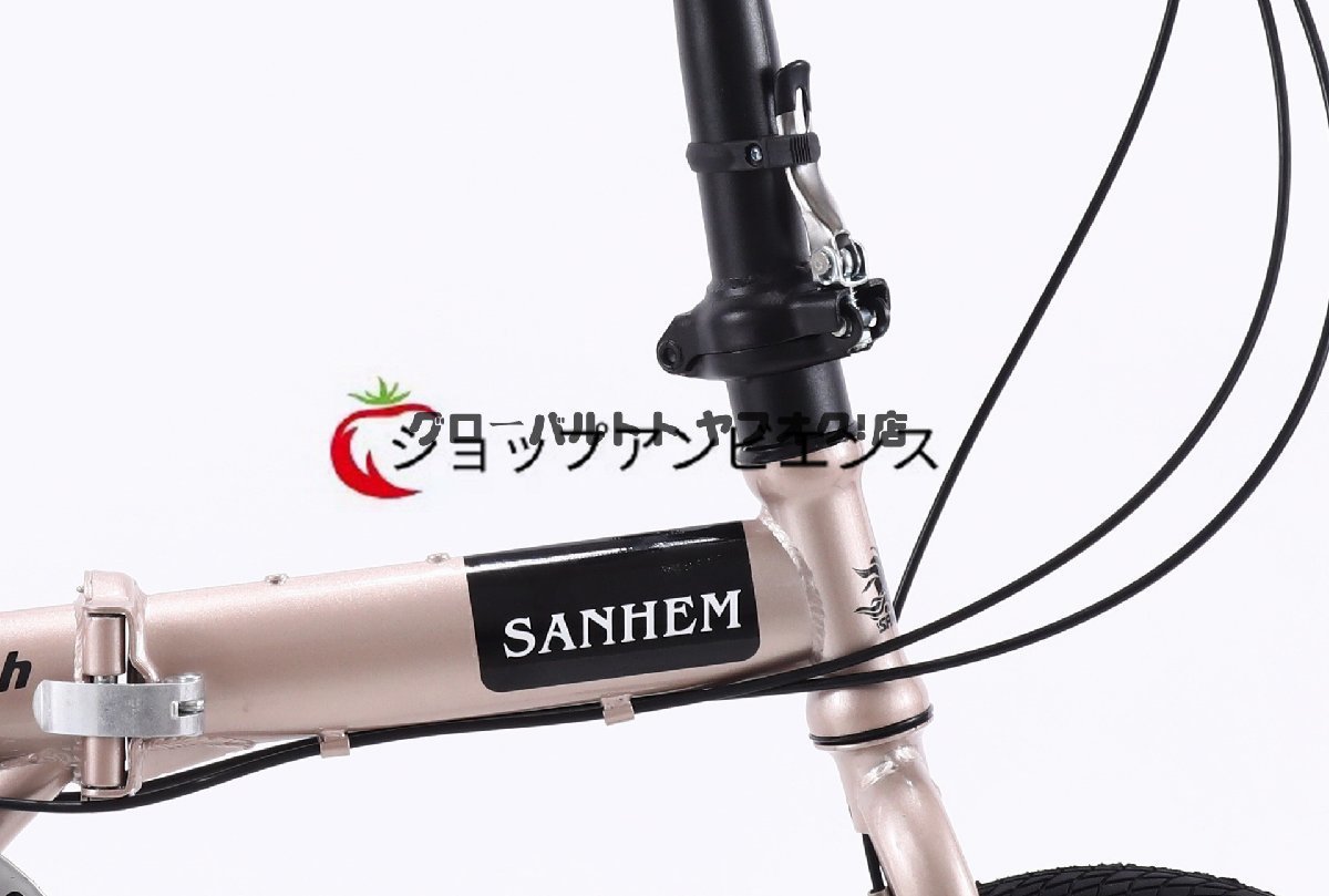 品質保証☆折りたたみ自転車 14インチ 6段変速 自転車 コンパクト 収納
