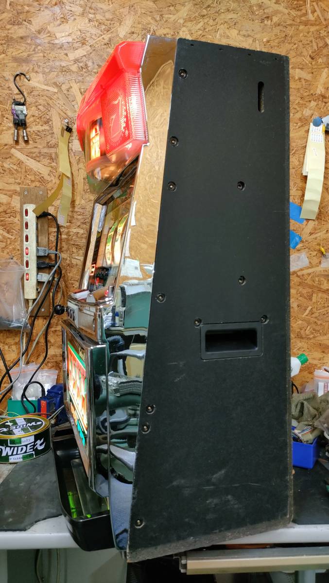 パチスロ中古実機 アルゼ コンチ4XZ メダル不要装置付 4号機 レア 2001
