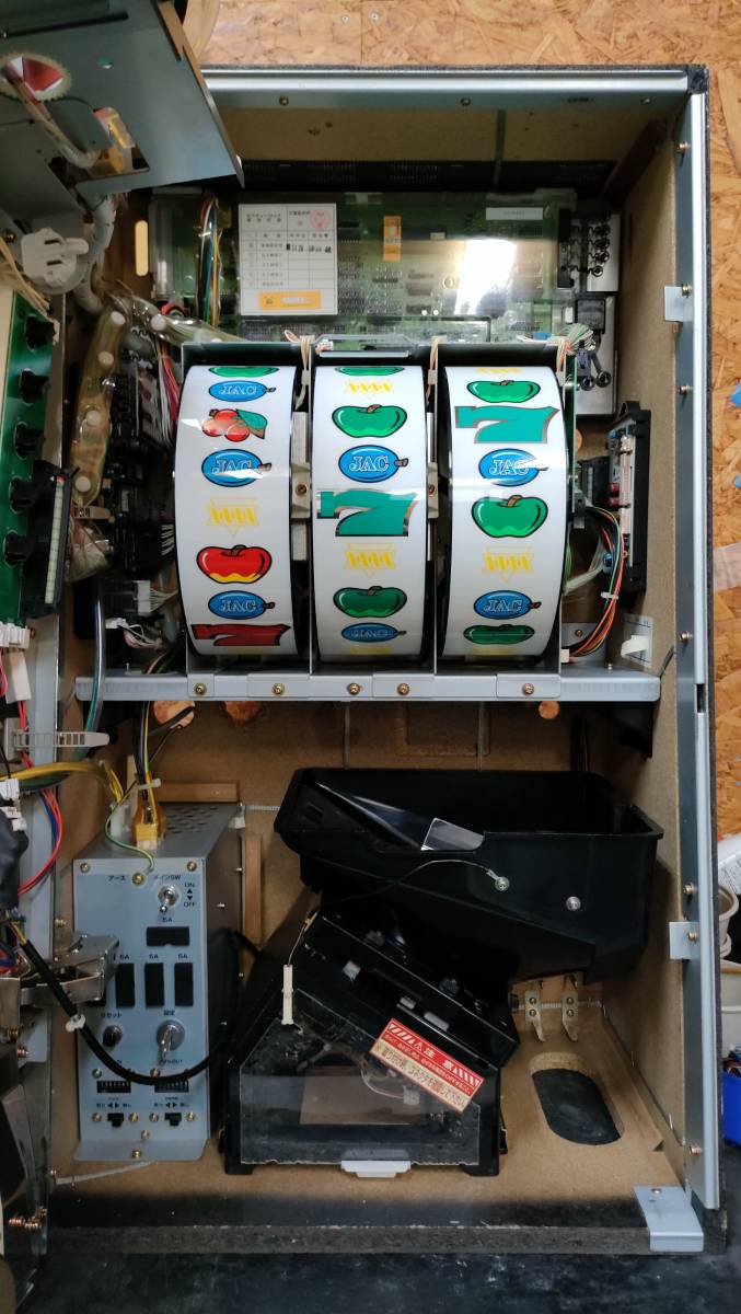 パチスロ中古実機 アルゼ コンチ4XZ メダル不要装置付 4号機 レア 2001