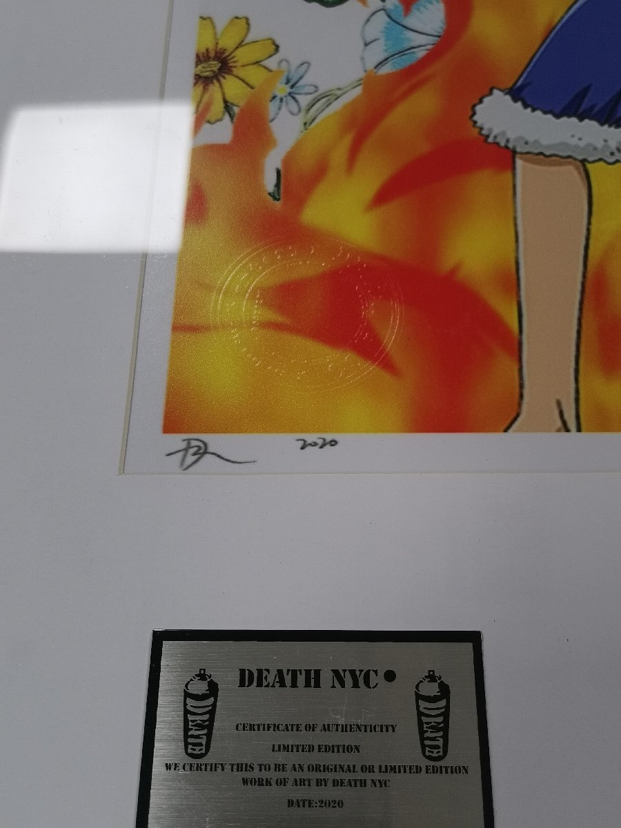 DEATH NYC 額付き 世界限定100枚 アートポスター 白雪姫 しらゆきひめ