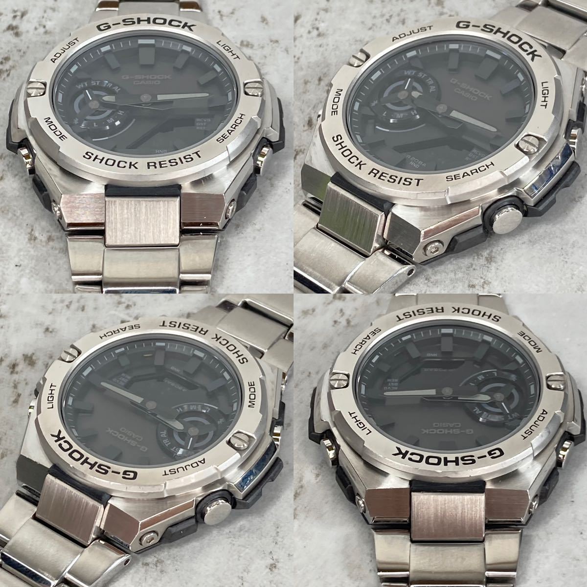 G-SHOCK GST-B500D-1A1JF シルバー （極美品G-SHOCK GST-B500D-1A1JF G 