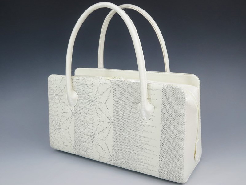 【 夏大島 着尺 】 利休バッグ　高級仕立　日本製