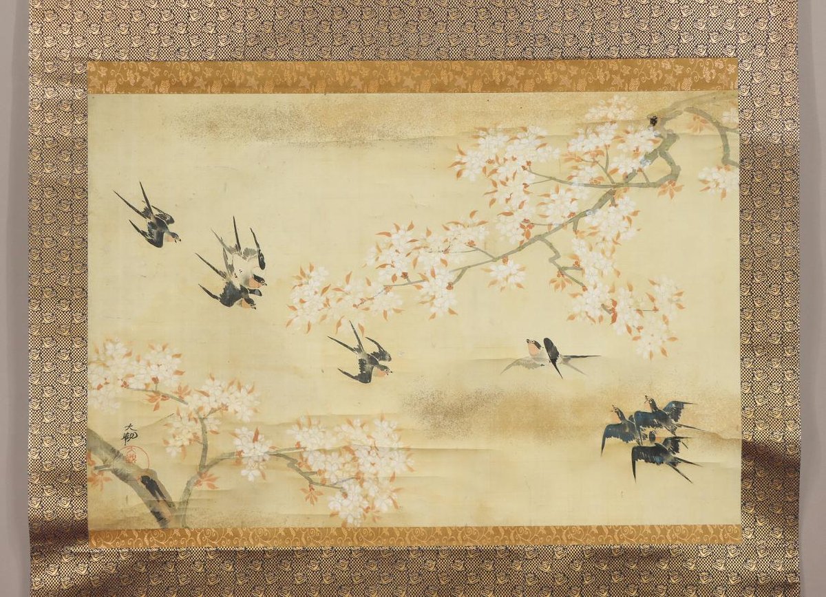 日本画、模写、横山大観、共箱、 【公式通販】