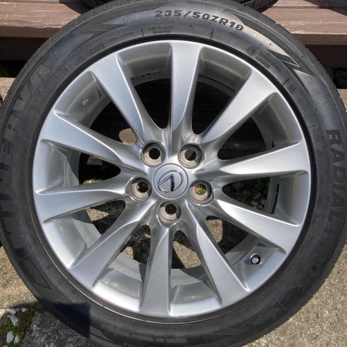 LEXUS レクサス LS460 LS600h 235/50R18 5H PCD120 ミネルバ LEXUS レクサス LS460 LS600h 235/50R18 5H PCD120 ミネルバ