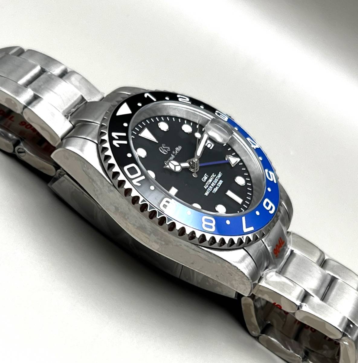 SEIKO MOD NH34 カスタム GMT バットマン 40mm ダイバーズ 手巻き