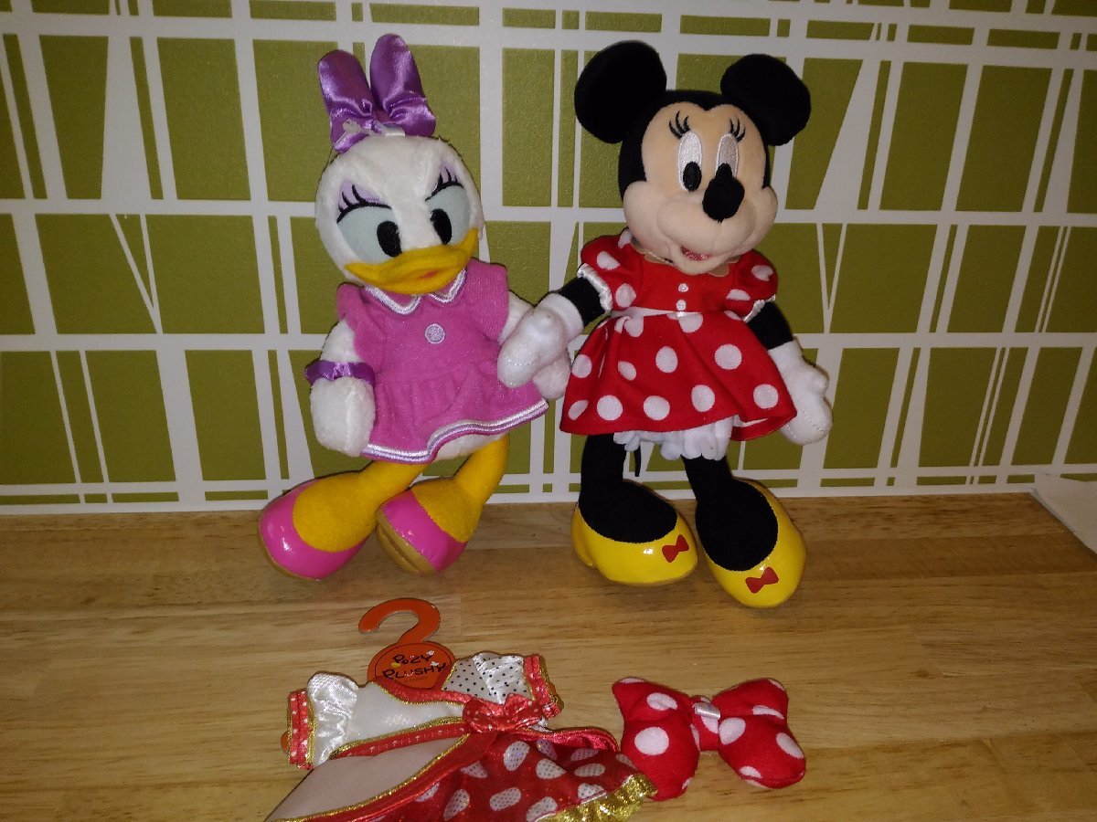 ディズニー ポージープラッシー ぬいぐるみ 4点 ミニーマウス デイジー 