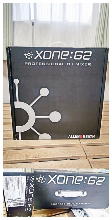 ジャンク扱い ALLEN&HEATH XONE:62 DJミキサー 通電のみ確認済 箱、取 