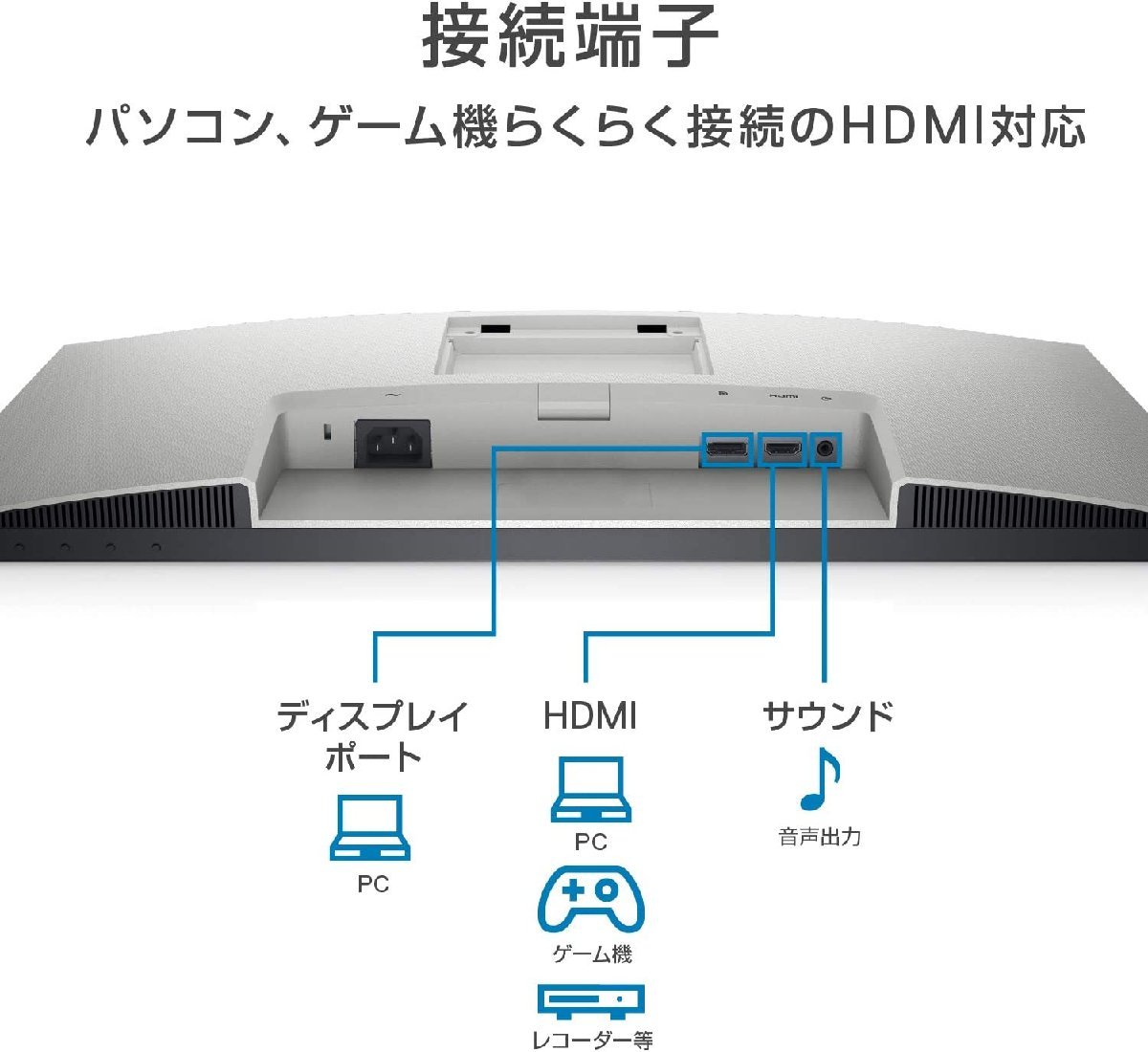Dell S2421HS 23.8インチ モニター (フルHD/IPS非光沢/DP・HDMI/縦横