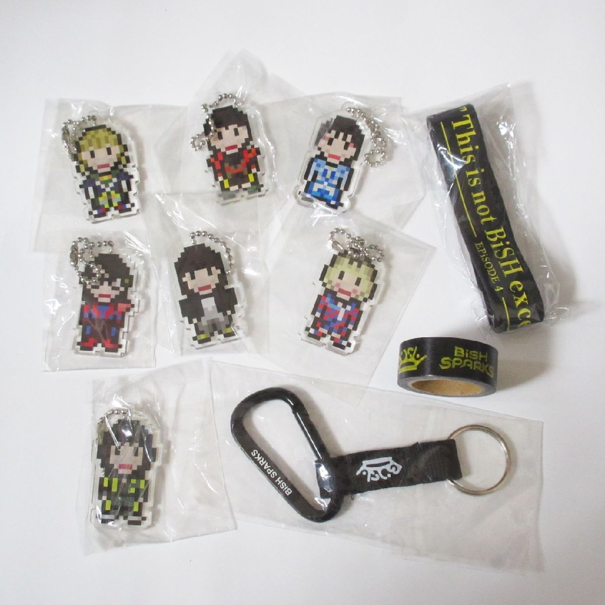 BiSH ビッシュ グッズセット S カラビナ ピクセルキーホルダー 
