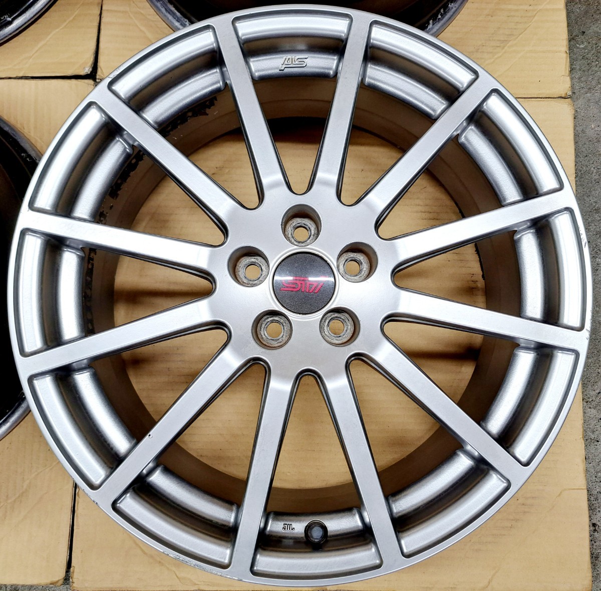 スバル STI 純正 オプション 18インチ ホイール 4本 インプレッサ 