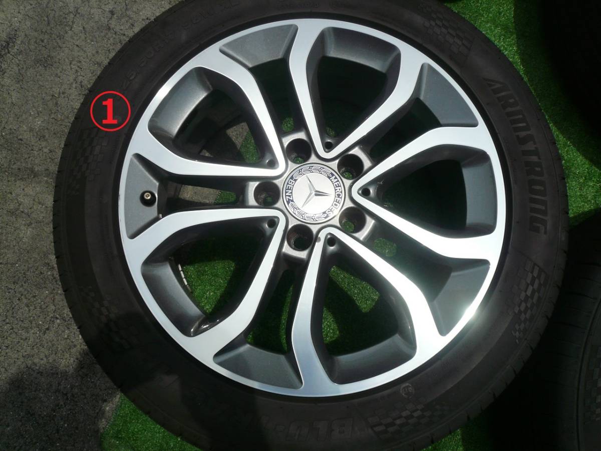 (^^)/　ベンツ　W205　17インチ　アルミホイール　(^^)/　BENZ　Cクラス　C180　C200