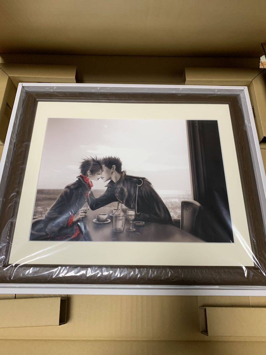 矢沢あい展 額装高精細デジタルカラー NANA ナナ&レン 額装付き 複製