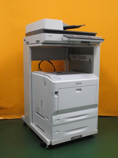プリンター・複合機 YAN A17120] ☆印字極少☆ エプソン LP-M8170A A3 カラー複合機◎動作良好
