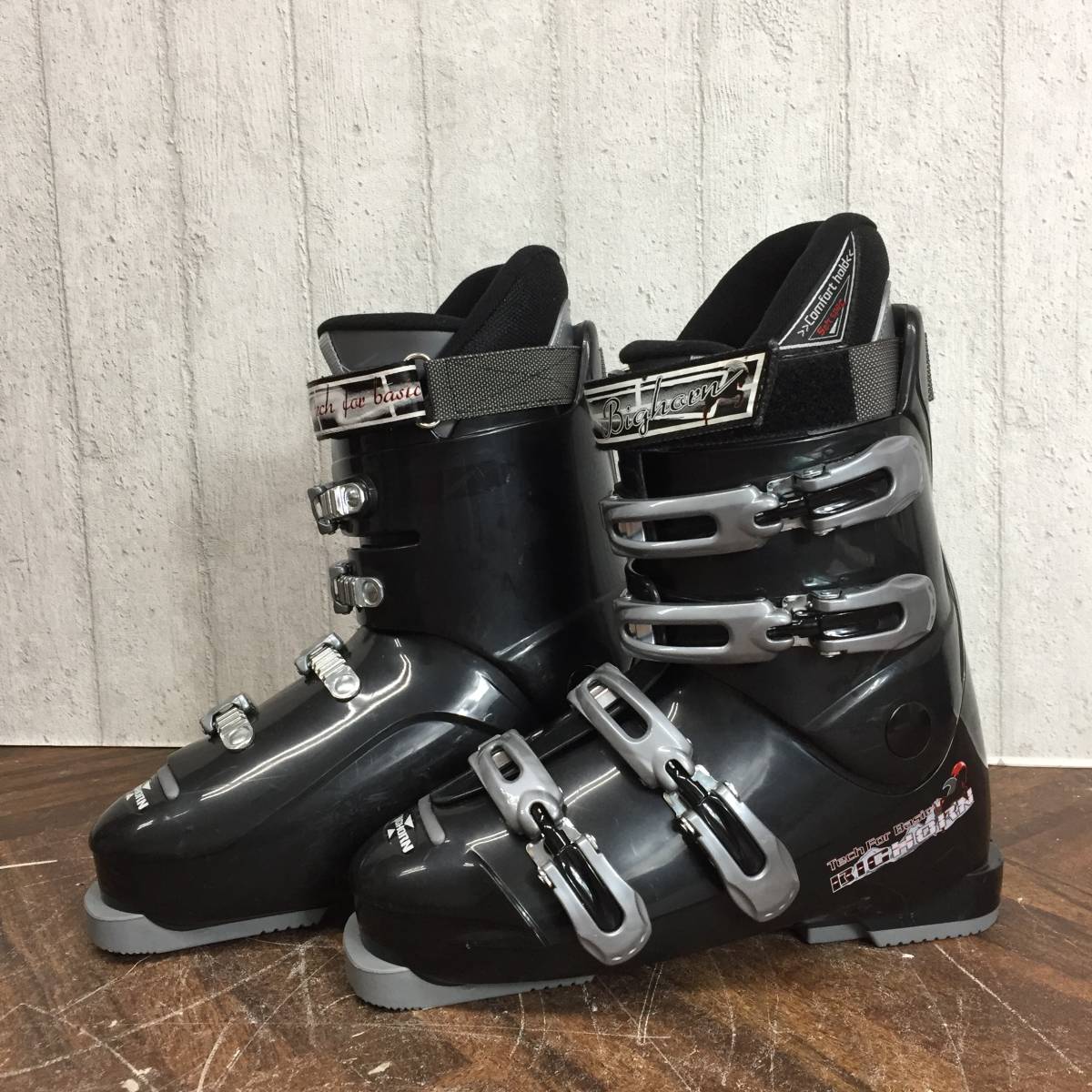 Bighorn スキー用ブーツ 27.0-27.5 BIG HORN スキーブーツ ブラック 27/27.5/316 ビッグホーン 菊MZ