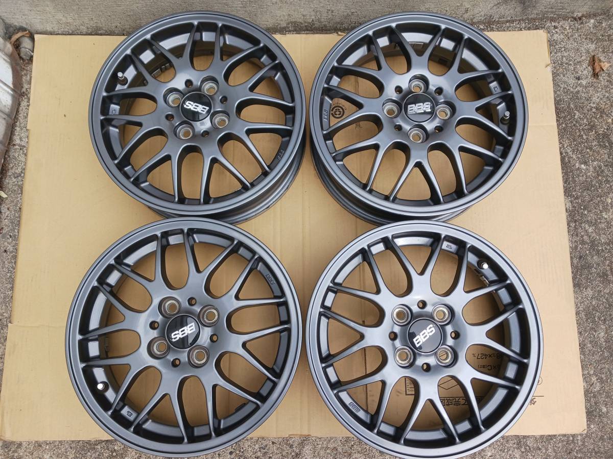 BBS RX280 15インチ 4.5J 4穴 PCD100 OFF＋45 ハブ径54㎜ 4本