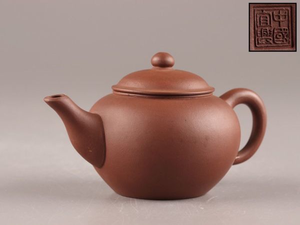 新作，爆買い 中国古玩 唐物 煎茶道具 朱泥 紫泥 紫砂壷 中國宜興 款 茶壷 急須 時代物 極上品 初だし品 9824(施釉陶)｜売買されたオークション情報、yahooの商品情報をアーカイブ公開 - オークファン 骨董陶磁器一般