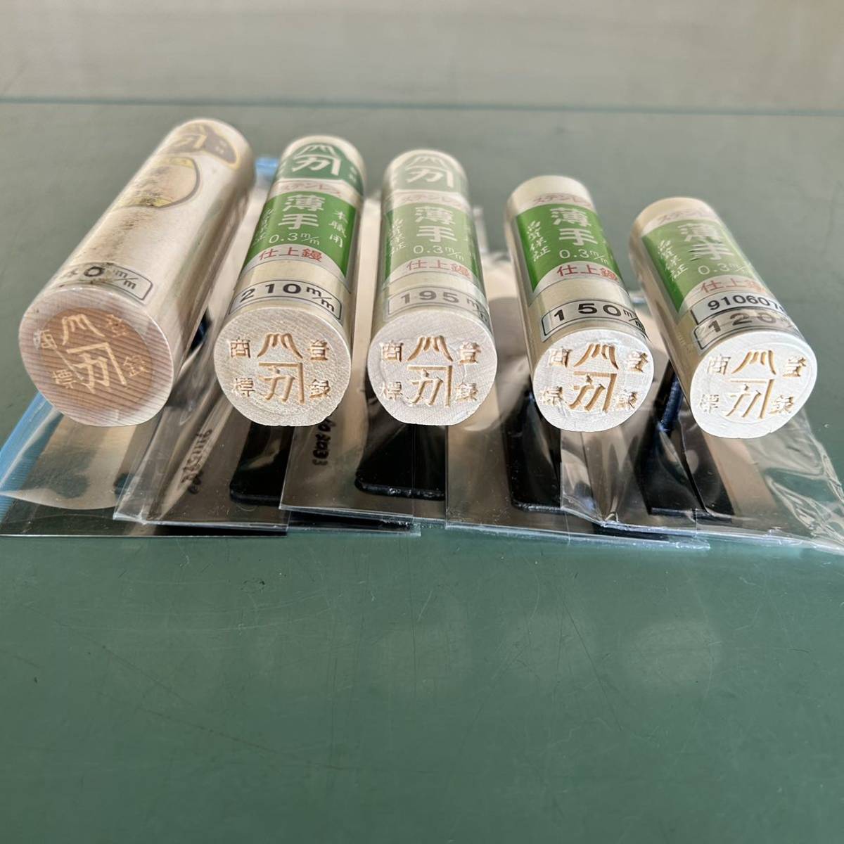 100円〜☆未使用☆ 東京西勘 ゴールデン富士 仕上鏝 5点纏め売り 薄手 