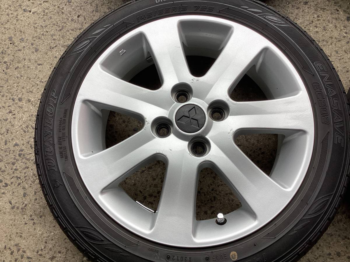 深溝アルミ付 145/65R15 175/55R15 アイ アイミーブ 三菱純正 M6212 三菱 i アイ純正 15インチ＆145/65R15 175/55R15 夏タイヤ 4本