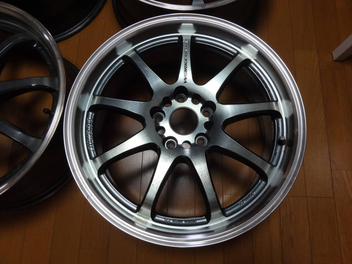 WORK EMOTION エモーション XD9 18インチ 4本セット 7.5J +48 PCD114.3 