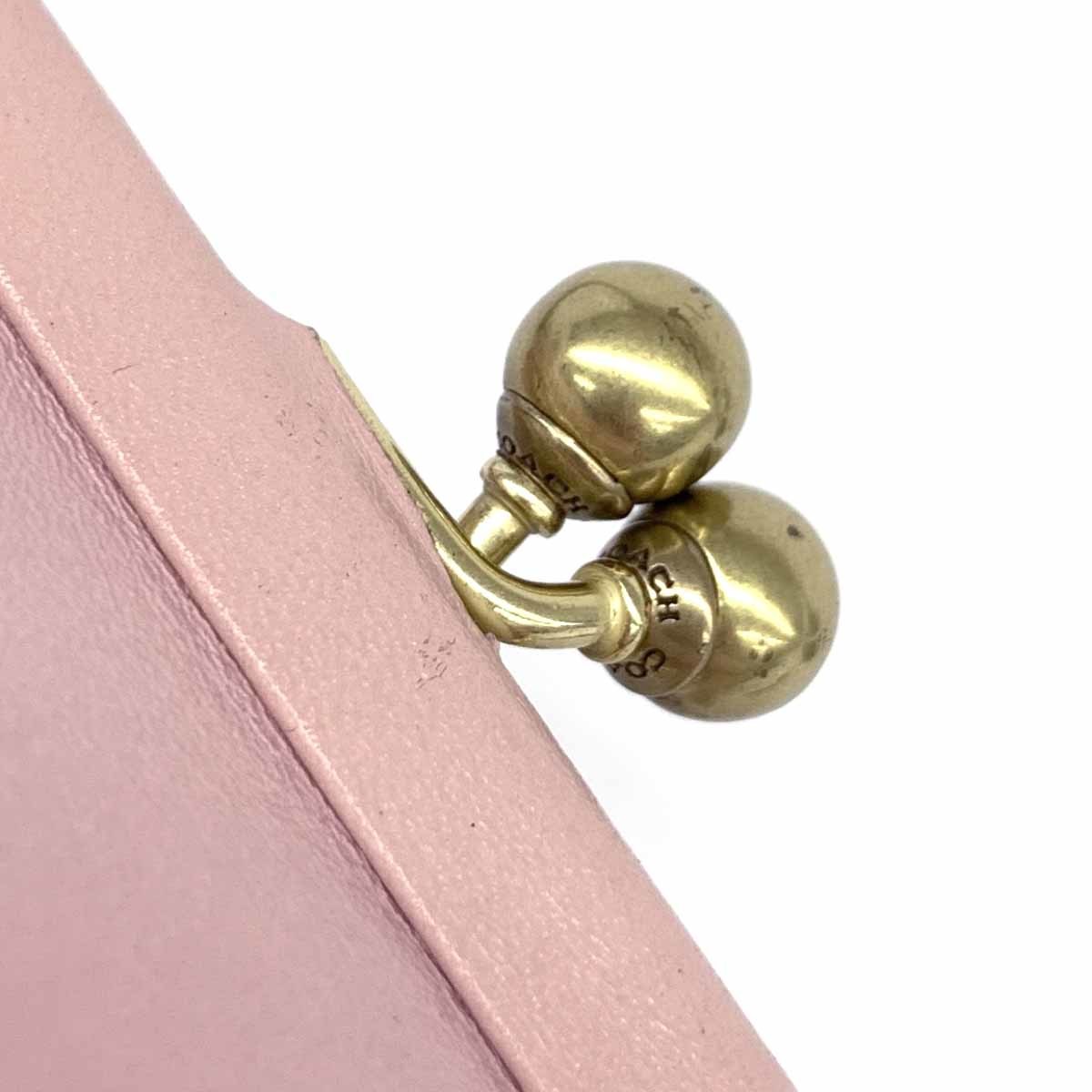 コーチ 68326 がま口 ケース キスロック ピンク COACH コーチ 68326 がま口 コインケース キスロック ピンク COACH