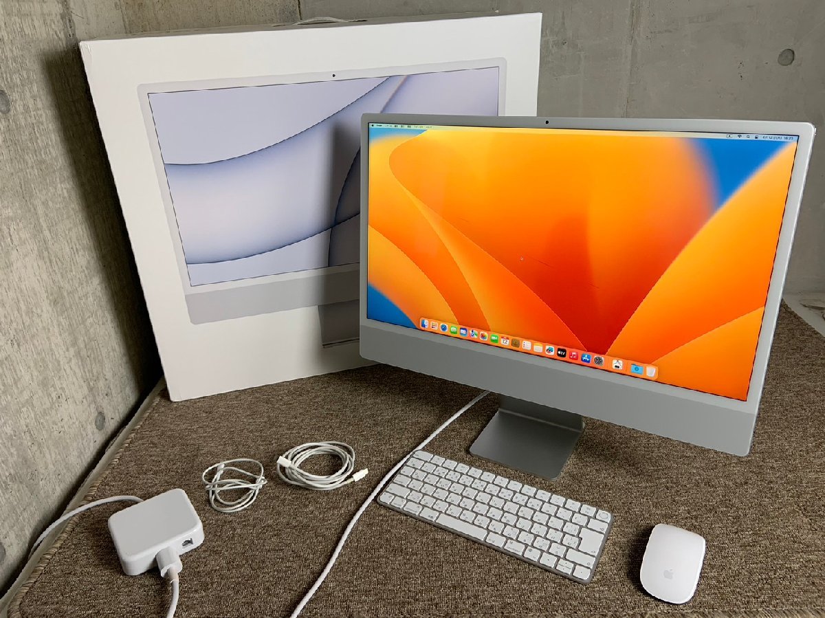 iMac A2438 (24-inch, 不可能 M1, 2021 16GB) シルバー