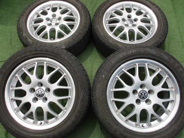 溝十分有り! BBS VW フォルクスワーゲン 純正 RS711 ホイール タイヤ 4