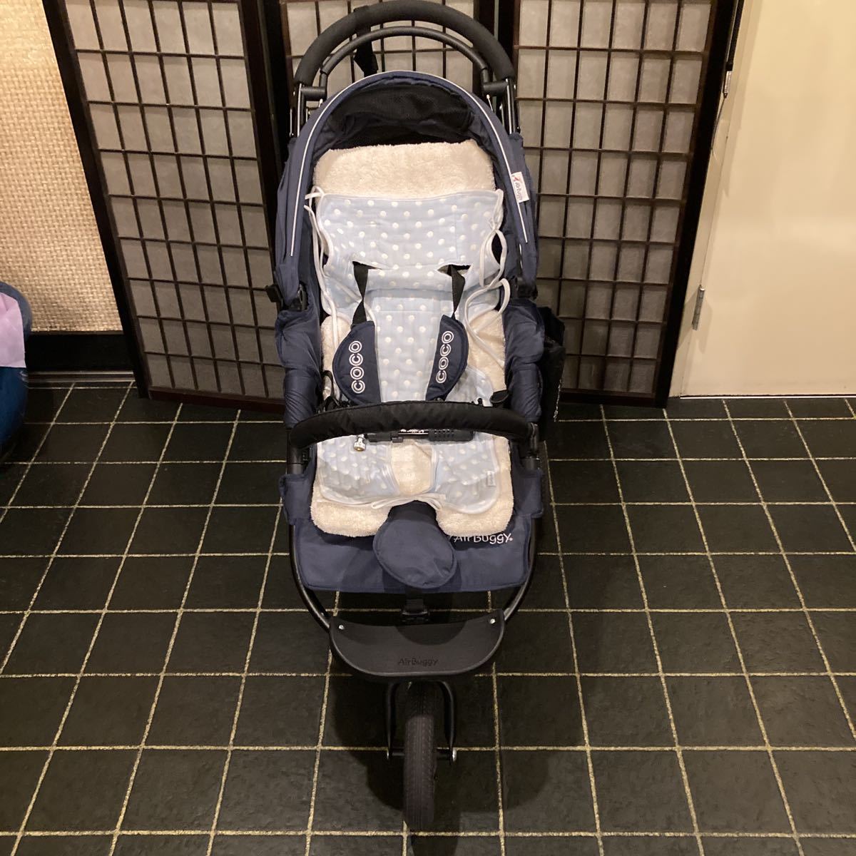 AirBuggyエアーバギーCOCOココ使用頻度少空気入れ付きベビーカー 送料無料