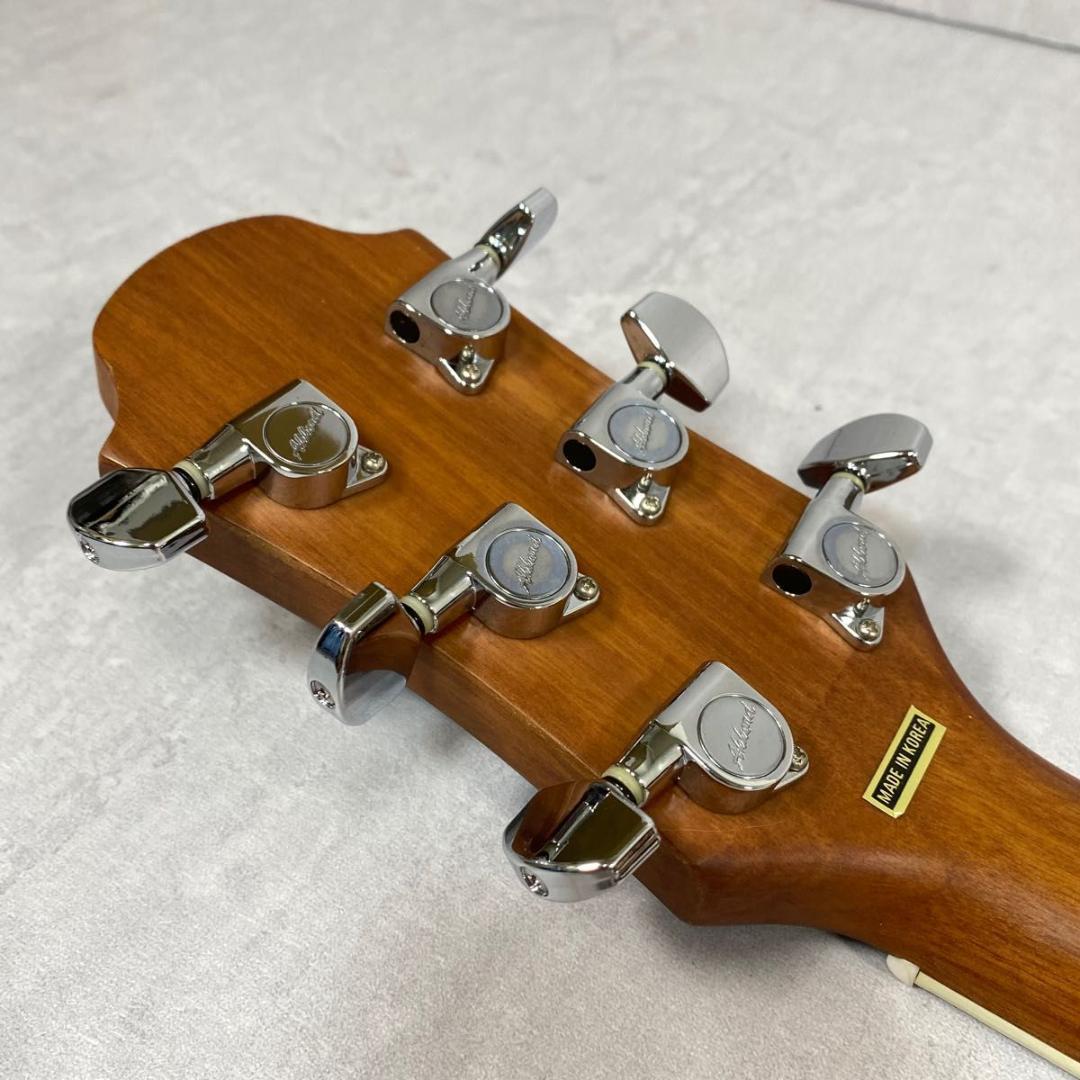極美品】虎杢 ARIA AMB-35S エレアコ ギター グリーン ブラック 美品