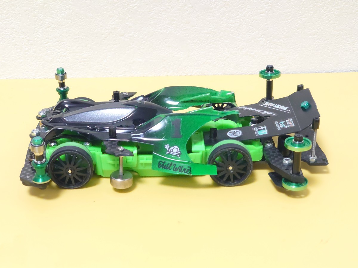 ◇ミニ四駆 MSフレキ フルカスタム完成車 AT&アンカー マンタレイ 正規  