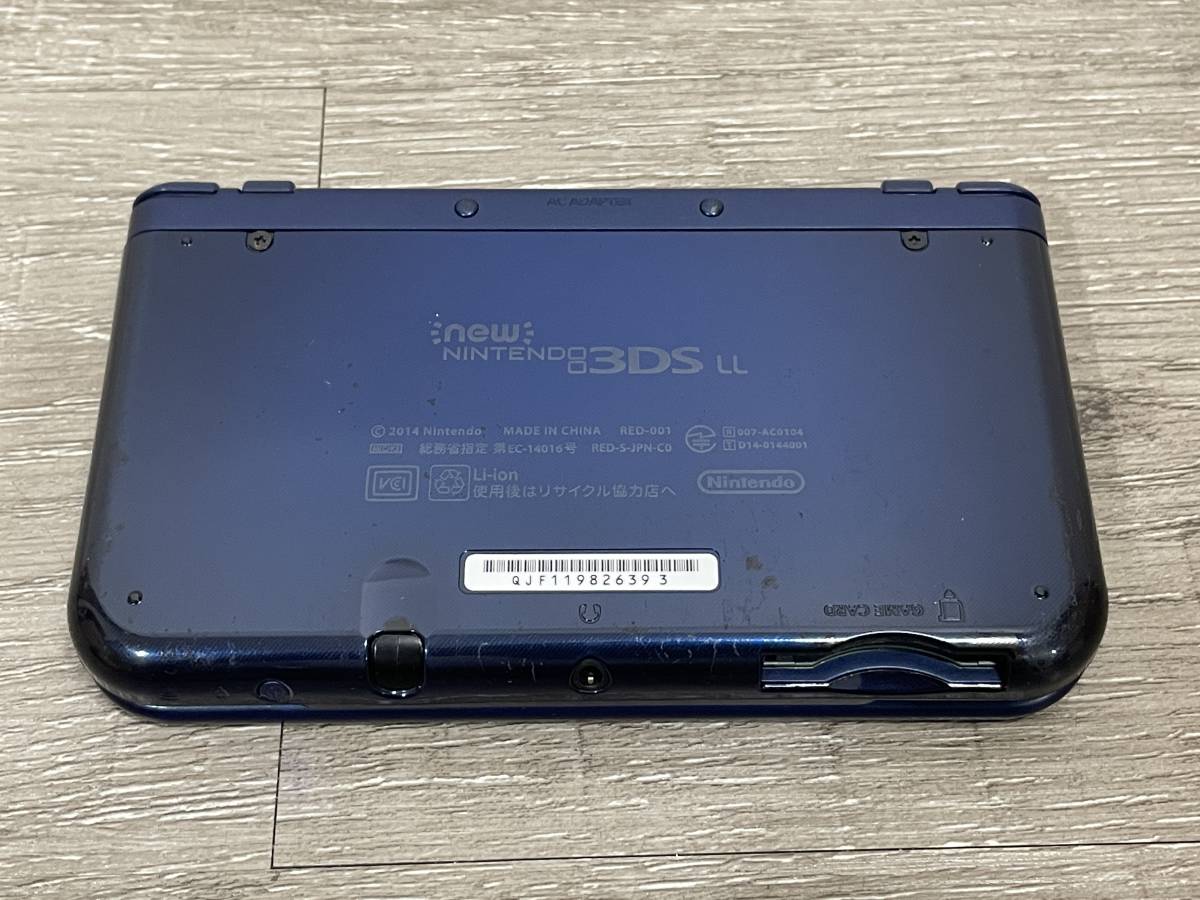 ☆ New3DSLL ☆ New ニンテンドー3DS LL メタリックブルー 動作品 塗装  