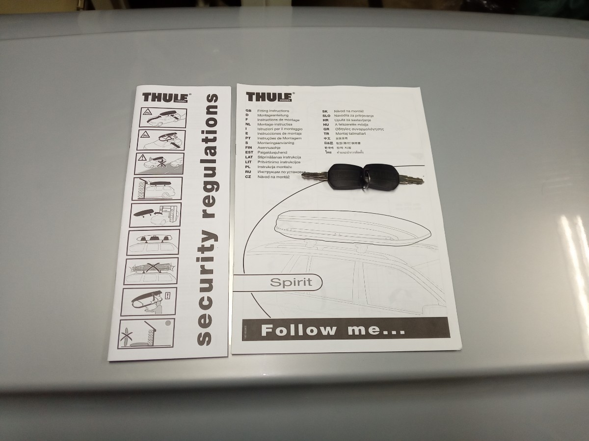 札幌から【配送不可】thule spirit 780 ルーフボックス 【公式通販】