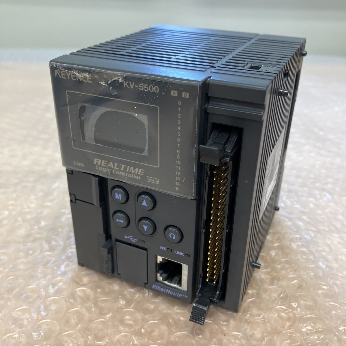 その他 KEYENCE KV-5500 PLC 24V DC KV-5500 キーエンス CPU KEYENCE 内蔵 EtherNet⁄IP 未使用品 CPU