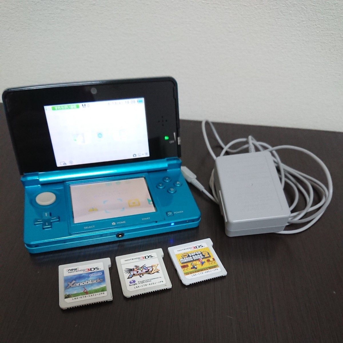 1円スタート] Nintendo 任天堂 3DS 本体 ソフト メモリカード AC  