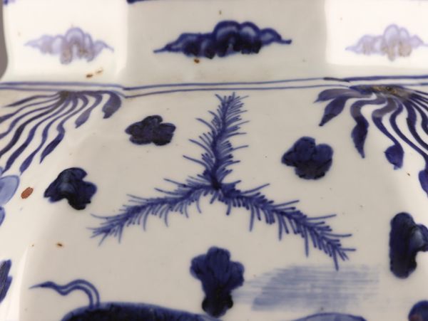 中国古玩 唐物 染付 青華 壷 時代物 極上品 初だし品 C0111