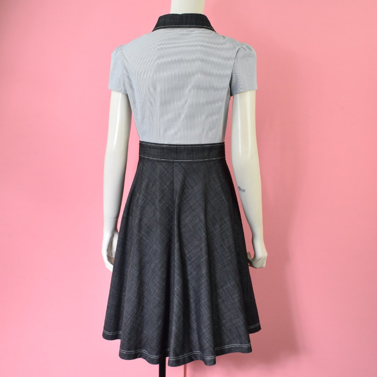GRACY M'S | Early Autumn デニム素材タックワンピース 2821-23J0083