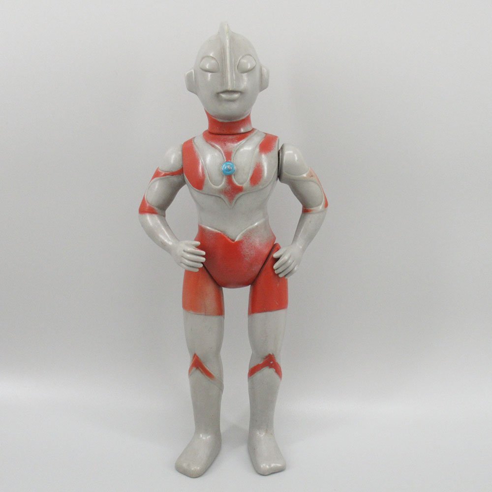 1円～ マルサン 初代ウルトラマン 2期 ソフビ人形 当時品 1966年 怪獣