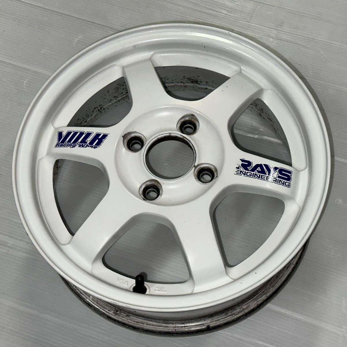 VOLK RACING RAYS TE37 14インチ 5.0J +45 PCD100 4H ホンダビートの 