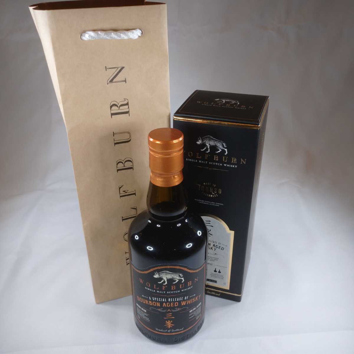 値下げ ウルフバーン 三峯神社限 WOLFBURN ウイスキー 700ml wolf burn
