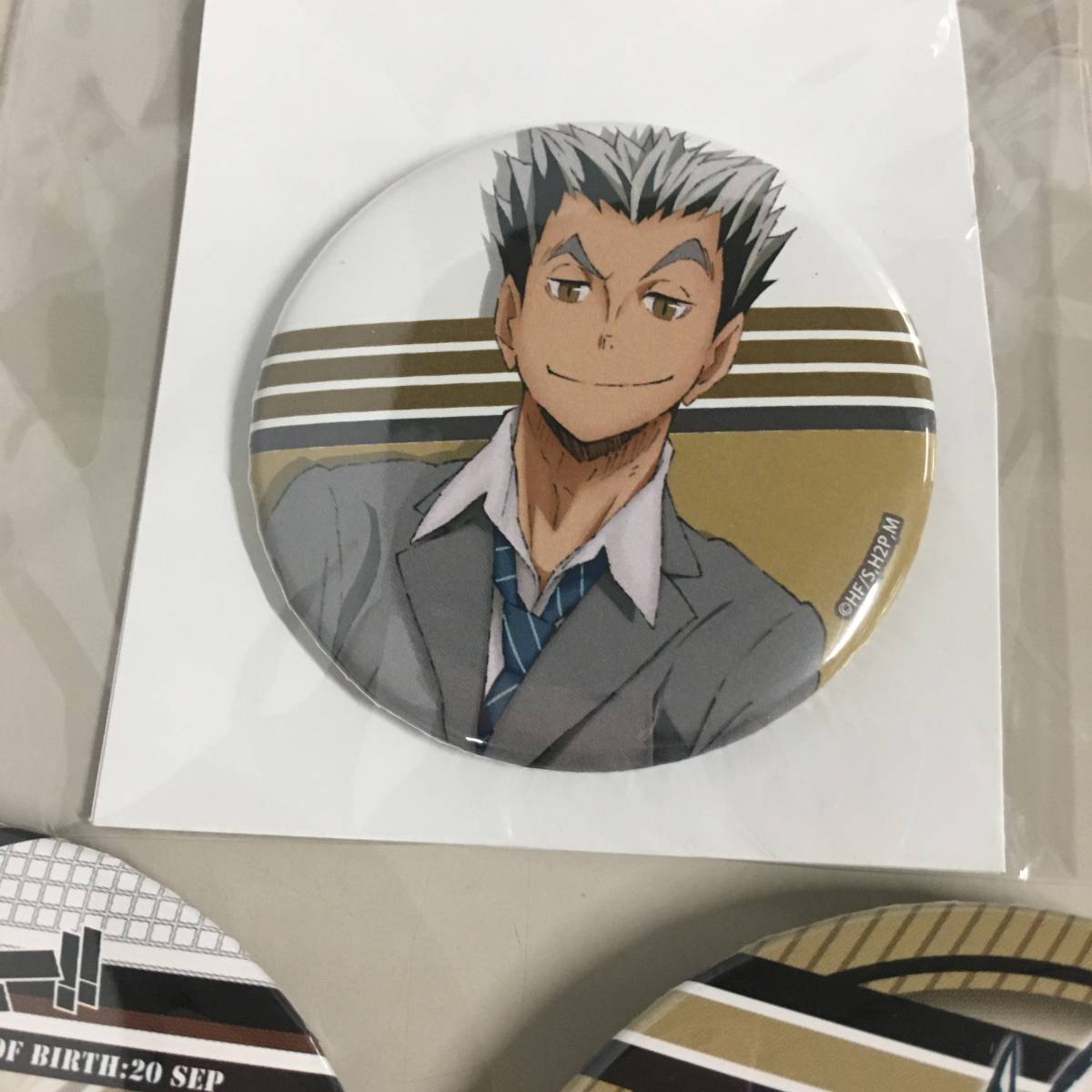 ジャンプフェスタ TOHO 缶バッジ ハイキュー 木兎光太郎 ○木兎光太郎 缶バッジ 3種セットハイキュー!! 梟谷学園高校 コンビ