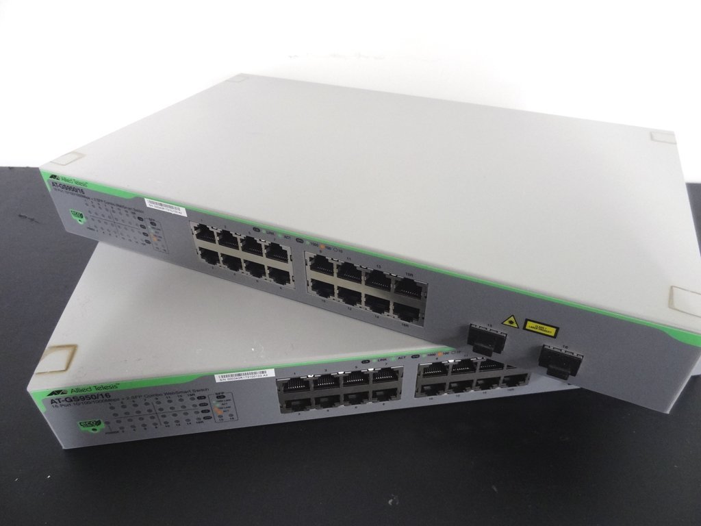 Allied Telesis AT-GS950/16 2台セット 管理No3990 Telesis Allied