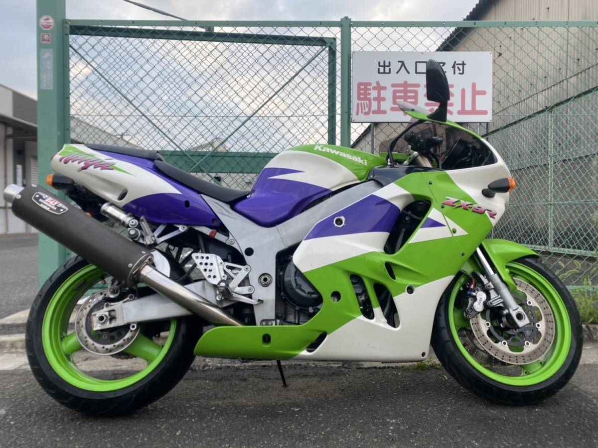 カワサキ ZX-9R ZX2B 25954マイル エンジン実働 900㏄ H6年登録 書類